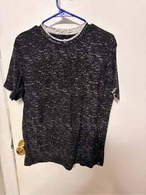 Rocawear Black Heathered Short-Sleeve Crew Tee